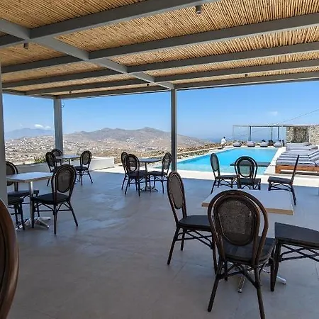 Alojamento de Acomodação e Pequeno-almoço Sunset Hill Mykonos Town