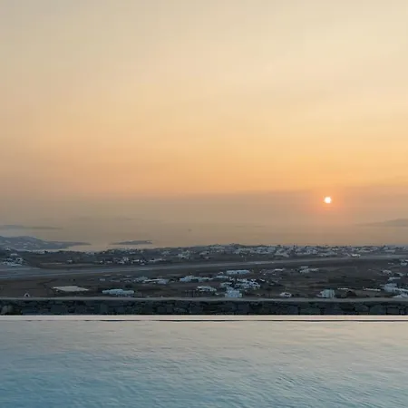 Alojamento de Acomodação e Pequeno-almoço Sunset Hill Mykonos Town