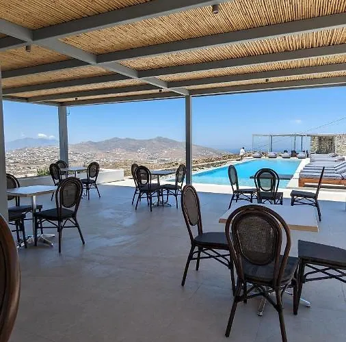 Alojamento de Acomodação e Pequeno-almoço Sunset Hill Mykonos Town