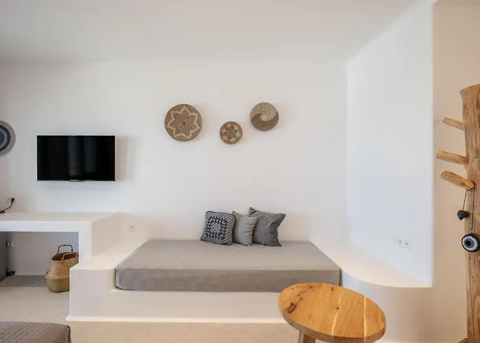 Alojamento de Acomodação e Pequeno-almoço Sunset Hill Mykonos Town